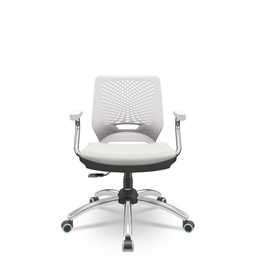 Cadeira Beezi Assento Dunas Branco Relaxplax