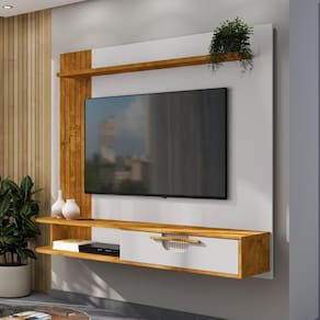 Painel Para Tv 65 Polegadas Aranau Nature Off White