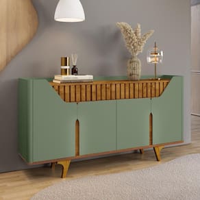Aparador Yukon Pistache Nature - Elegância para Sua Casa
