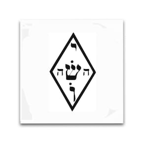 Placa Gráfico Radiestesia Radiônica Pvc 15x15 Yoshua