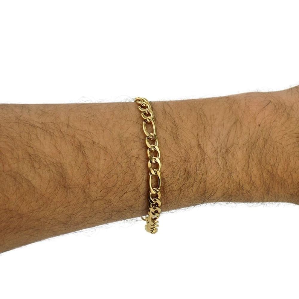 Pulseira Masculina Folheada 5Mm