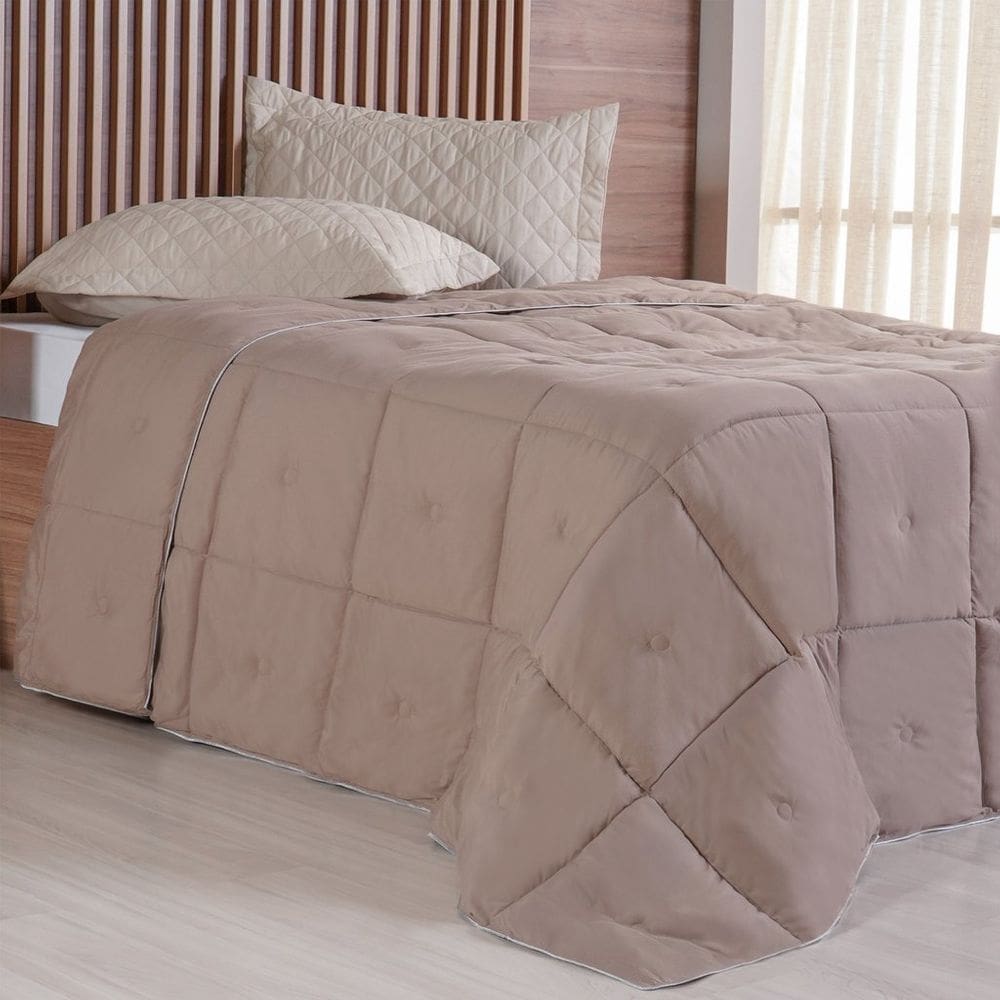 Edredom Queen Toque de Plumas 260 Fios New 220x240cm