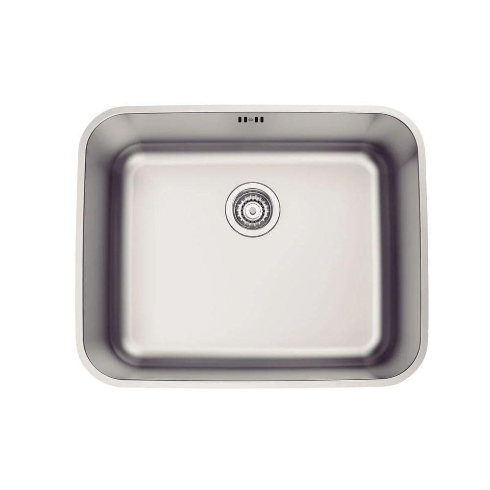 Cuba De Embutir Tramontina Dora 50 Bl R6 Em Aço Inox Acetinado Com Válvula E Escape 50x40 Cm