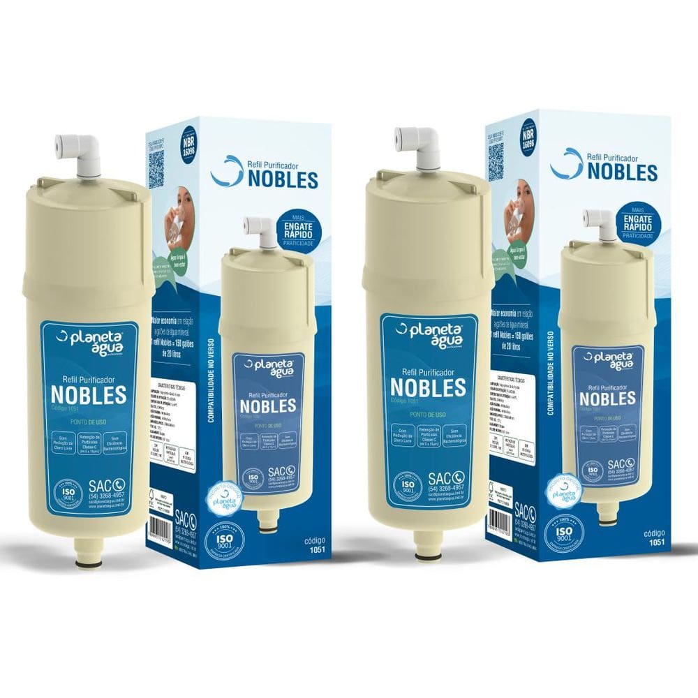 Kit 2 Refis Filtro Purificador Europa Noblesse Plus Cta