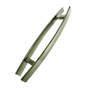 Puxador Porta Pivotante Inox Bronze Curvo Italy - 100 Cm