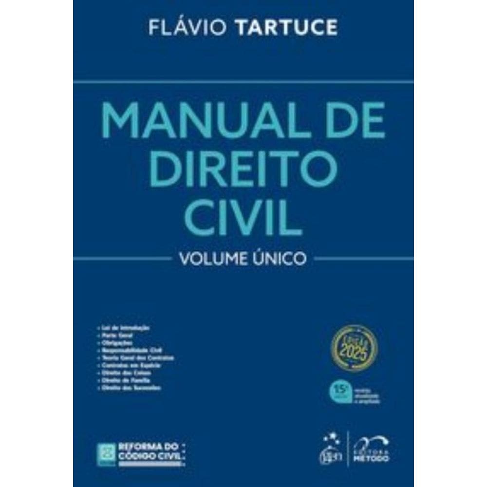 Manual De Direito Civil - Vol. Unico - 15A Edicao