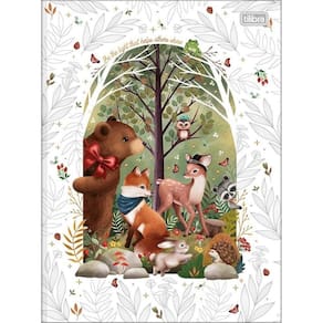 Caderno Brochura Capa Dura Universitário Loveland 80 Folhas Tilibra Branco