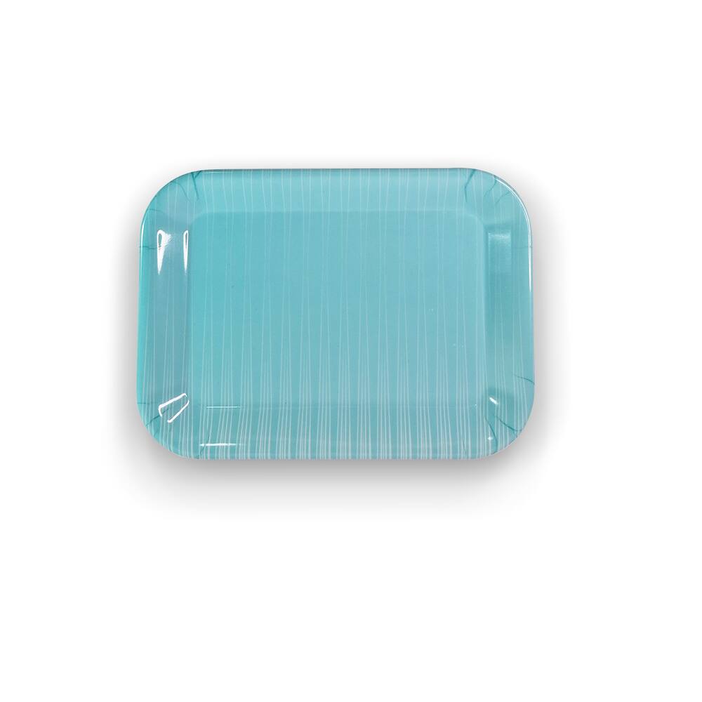 Travessa Retangular Linha Psicodélica  Tiffany 20,5Cm - Ad