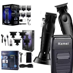 Máquina Kemei Km2296 Corte Km 2299 Acabamento Km 1102
