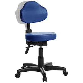 Mocho Ergonômica Estética Clinica Plus Rv Azul