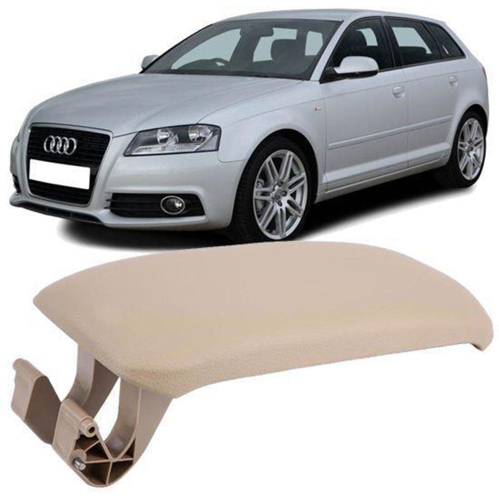 Tampa Apoio Braço Console Audi A3 Sportback Bege