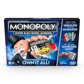 Jogo de Tabuleiro Hasbro Gaming Monopoly Super Electronic Banking