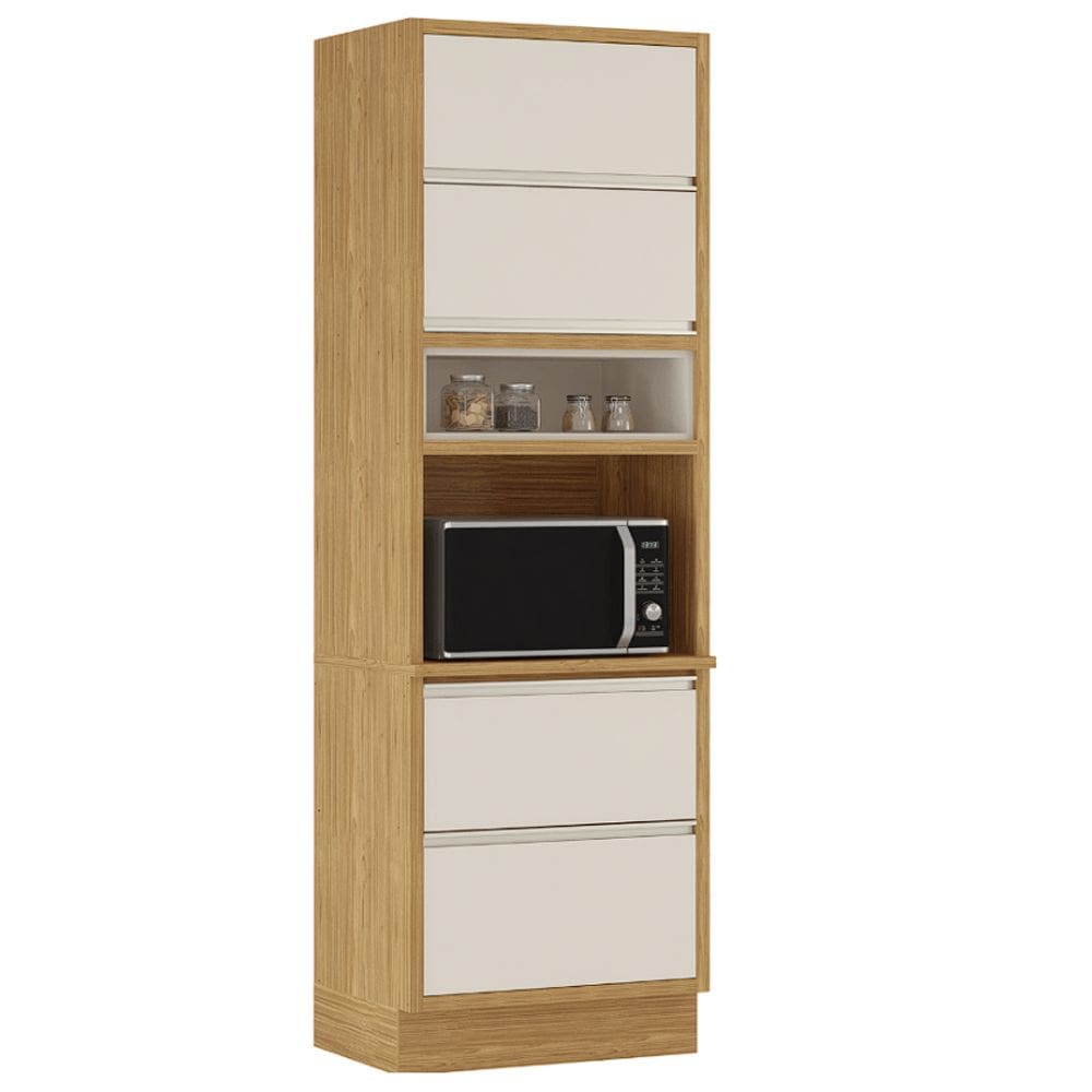 Paneleiro Lisboa 3 Portas 1 Gaveta Itatiaia Cor Off White
