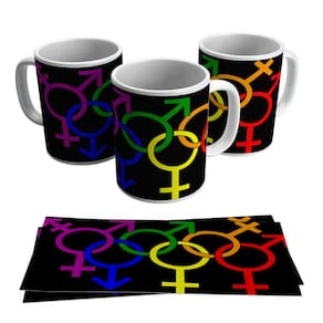 Caneca Símbolo Transgênero Causa Lgbt Movimento 325ml