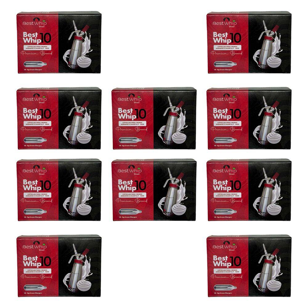 Cápsulas de Gás para Chantilly BestWhip para Sifão 100un
