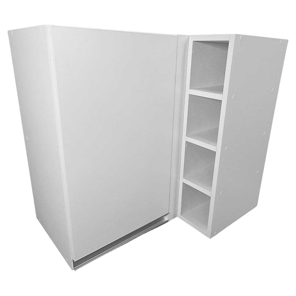 Armário Aéreo 70cm de Canto Reto em MDF Com Nicho Adega
