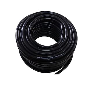 Mangueira Jardim Emborrachada Super Luxo Preta 1/2 - 70M