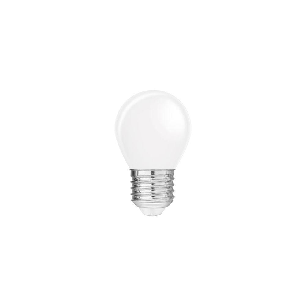 Lâmpada Led Save Energy Bolinha G45 Ip65 4w E27 Bivolt 2400k Branco Quente Se-375.2331