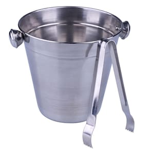 Balde de Gelo 1350ml com Pegador Inox Sky Cazza