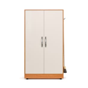 Armário Multiuso Any Lavanderia MDF 2 Portas Prateleiras Ajustáveis