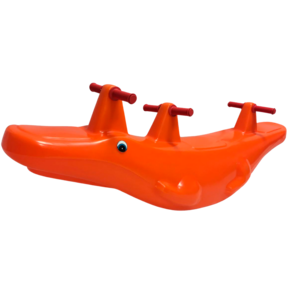 Gangorra Infantil Crocodilo – 3 Lugares e 8 Cores Disponíveis