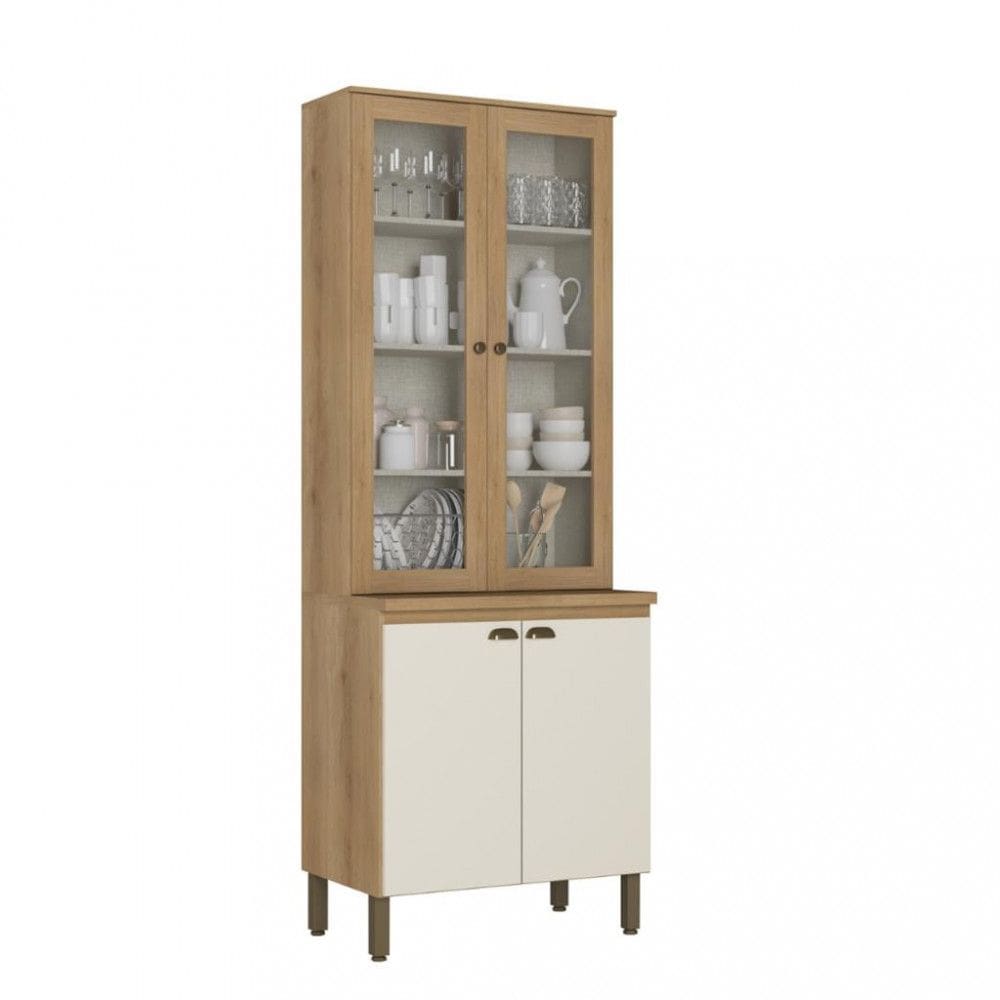 Cristaleira 4 Portas Com Vidro Finesse THB