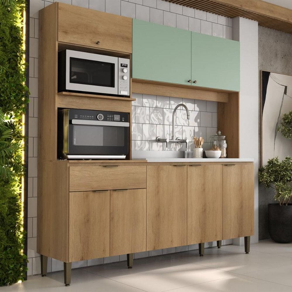 Cozinha Compacta 8 Portas 1 Gaveta Floripa THB