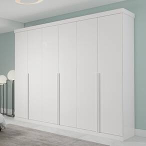 Guarda Roupa Casal 6 Portas 100 MDF Guarapari Panan