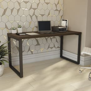 Mesa para Escritório Diretor 150cm Office Carvalho/Munique
