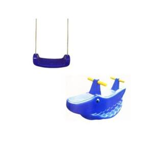 Gangorra Infantil Jacaré Colorida – Conforto e Diversão para Duas Crianças