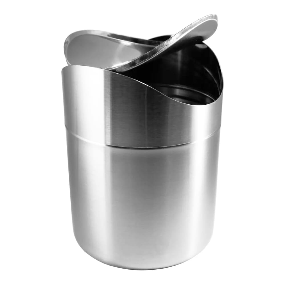Lixeira De Inox Com Tampa Basculante 1 Litro