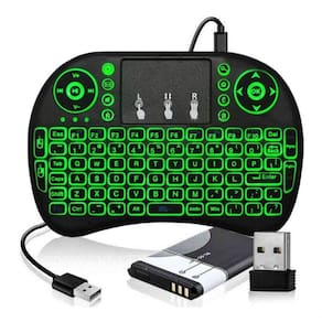 Mini Teclado Usb Wireless Touchpad Sem Fio Android Tv Smart