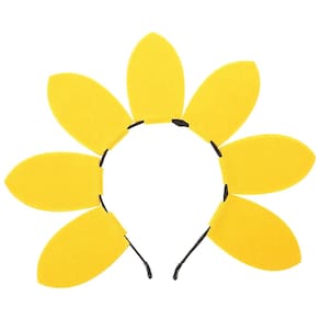 Bandana STOBAZA Sunflower para meninas, maquiagem e festa de cosplay
