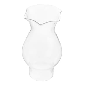 Lâmpada a óleo Chimney STOBAZA Clear Hurricane Glass 9x5cm