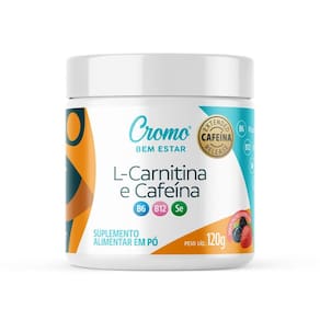 Suplemento Para Foco e Treino L- Carnitina + Cafeina e 120g