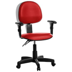 Cadeira Ergonômica Executiva Com Braço RJ: Vermelho