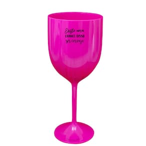 Kit 2 Taças Vinho Rosa Personalizadas Para Live