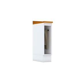 Módulo Cozinha Henn Americana Balcão c/ Tampo Porta Toalha 20cm Branco-Henn