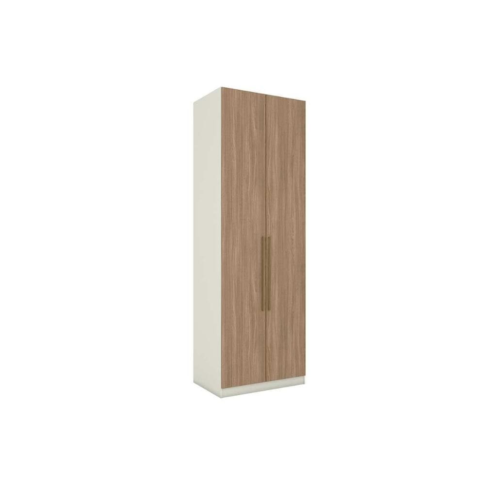 Guarda Roupa Modulado c/ 2 Portas e 3 Gavetas MC03 Seletto Areia/Jequitibá - Henn
