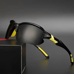 Óculos Esportivo Polarizado Masculino Moderno Para Corrida Ciclismo Com Proteção 400UV
