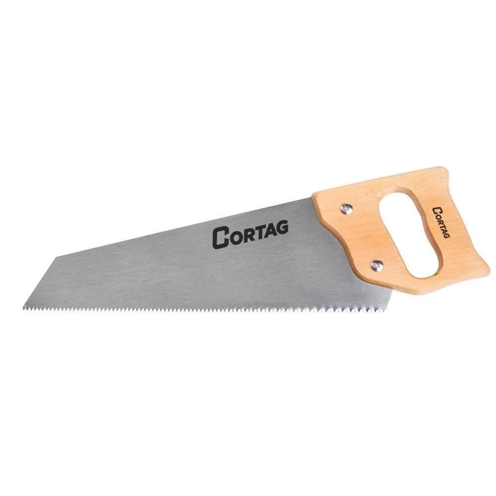 Serrote Cortag Drywall-Gesso 13P 330mm com Cabo de Madeira