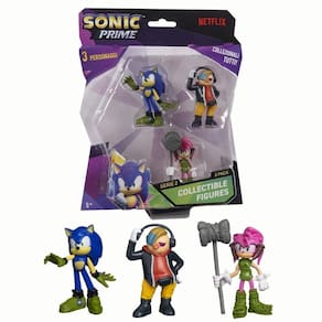 Sonic 3 Bonecos Sonic, Dr. Don`t e Thorn Rose - Candide