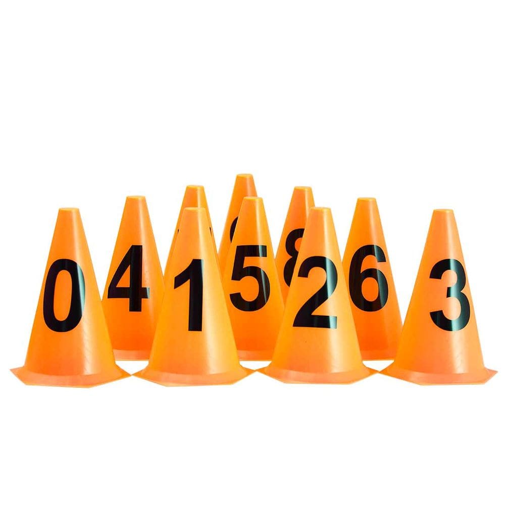 Cones de Treinamento AX Esportes® 0-9 24cm Laranja