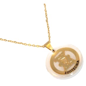 Colar Cordão Profissão Zootecnia Folheado Ouro 18k