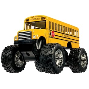 Ônibus escolar Toy Rhode Island Novelty Big Wheel Monster Truck