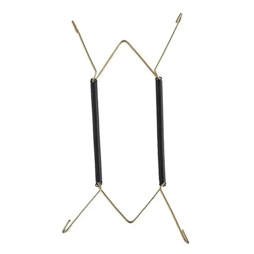 Suporte Gancho Mola Dourada Prato Decorativo 14 A 24cm