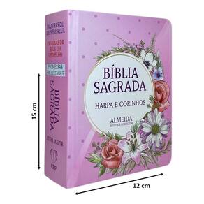 Biblia Feminina Adolescente Para Bolsa Pentecostal Assembleia Batista Universal Harpas Coros Promessas Índice