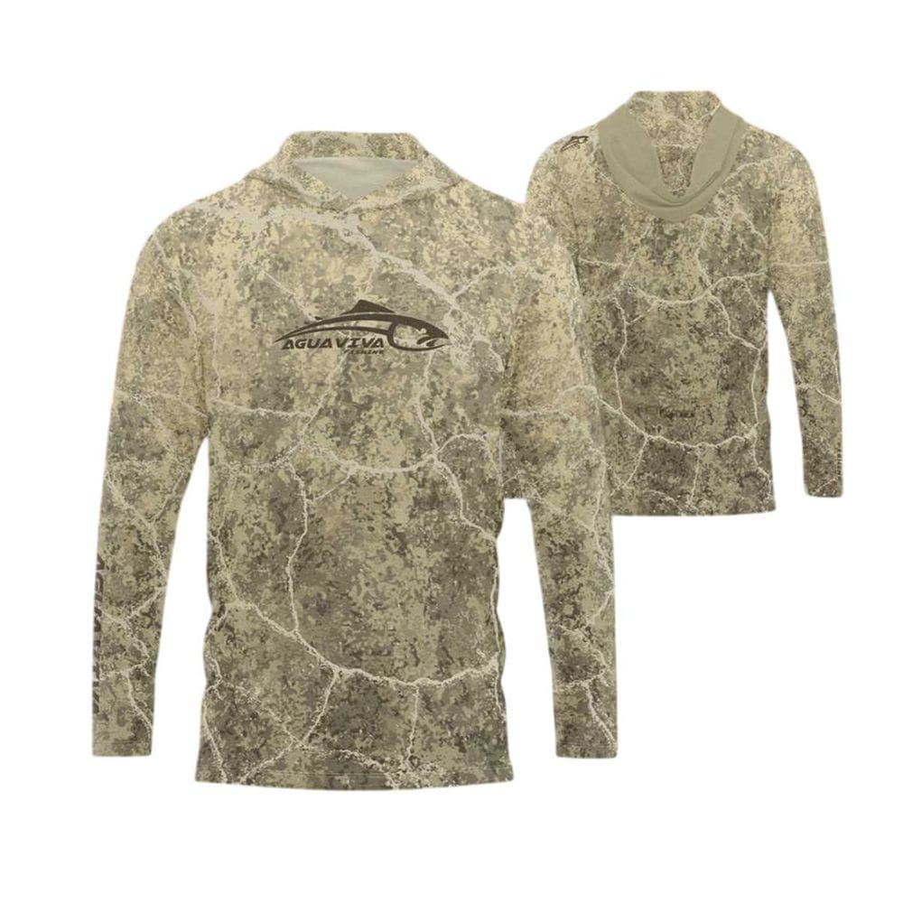 Camiseta Esportiva Capuz Lake Patrol Água Viva Fishing Pesca Trilha FPS50+ 23017