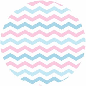 Painel Redondo De Festa Chevron 150X150 - Chr01