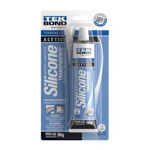 Silicone 50gr Incolor Tekbond - Vedação e Reparos Rápidos